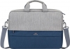 RivaCase Prater anti-theft Laptop bag 15.6", Grey/Dark Blue (7532 GREY/DARK BLUE)