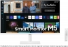 Samsung Smart monitor M5 M50B white, 27" (LS27BM501EUXEN)