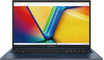 ASUS VivoBook 17 X1704VA-AU393W, Quiet Blue, Core i7-1355U, 16GB RAM, 512GB SSD