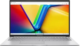 ASUS VivoBook 17 X1704VA#B0DS5TMTD7, Cool Silver, Core i7-1355U, 16GB RAM, 512GB SSD