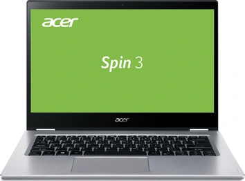 Acer Spin 3 SP314-54N-387V, Silver, Core i3-1005G1, 8GB RAM, 256GB SSD, EDU