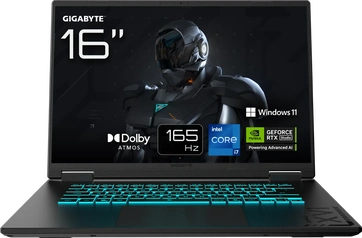 GIGABYTE Gaming A16 CMHI2DE894SH, Black Steel, Core i7-13620H, 16GB RAM, 1TB SSD, GeForce RTX 4050