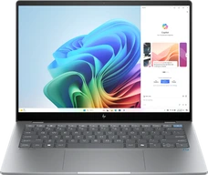 HP OmniBook X AI 14-fe0660ng, Meteor Silver, Snapdragon X Elite - X1E-78-100, 16GB RAM, 1TB SSD