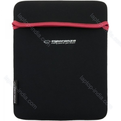 Esperanza neoprene 9.7" sleeve, black/red