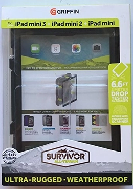 Griffin Survivor sleeve for Apple iPad mini black