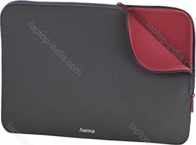 Hama 14.1" notebook-sleeve Neoprene, grey/red