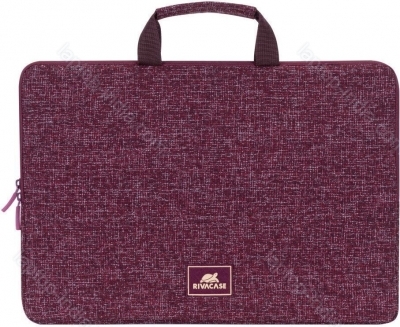 RivaCase 7913 Laptop sleeve with handles 13.3" burgundy