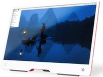 Raspberry Pi Monitor weiß/rot, 15.6"