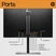 HP E24 G5, 5 Jahre Support, 3 Jahre Garantie, 23.8"