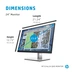 HP E24q G4, 23.8"