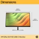 HP E24u G5, 3 Jahre Garantie, 23.8"
