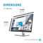 HP E27q G4, 27"