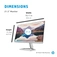 HP M22f, 1 Jahr Garantie, 21.5"