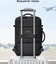Inateck 40L 17" Laptop-Reiserucksack, black