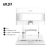 MSI PRO MP2412W, 23.8"