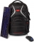 Targus Strike Backpack 17.3" backpack black/red