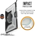 UAG Plasma Handstrap case Microsoft Surface Pro 7+/7/6/5/4 ice black/transparent